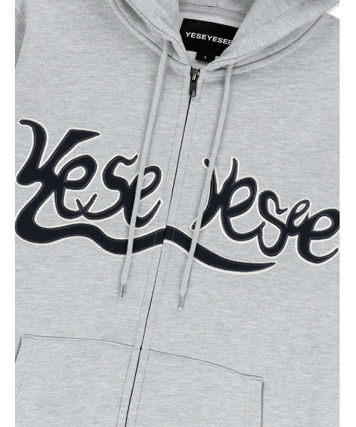 YESEYESEE（イエスアイシー）の「Y.E.S Snail Logo Zip-up Hoodie（パーカー・メンズ・グレー/カーキ/ライトグレー/ネイビー/バーガンディー/チャコール・L/XL/S/M/XS）」の22枚目の写真