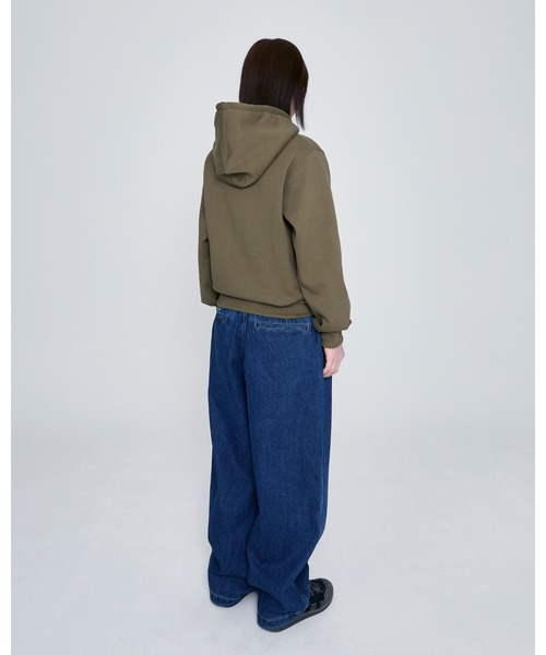 スウェット・トレーナー YESEYESEE YES Dyed Single Hoodie Blue YS233TTSLT03BLE YESEYESEE トレーナー スウェット Y.E.S Yacht Sweatshirt