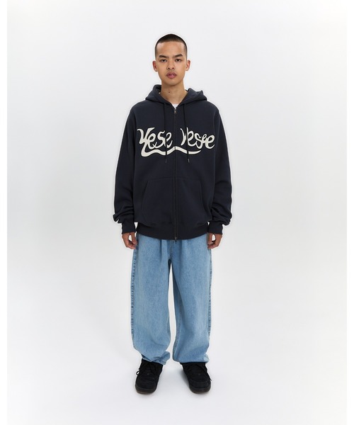 Y.E.S Snail Logo Zip-up Hoodie（パーカー）｜YESEYESEE