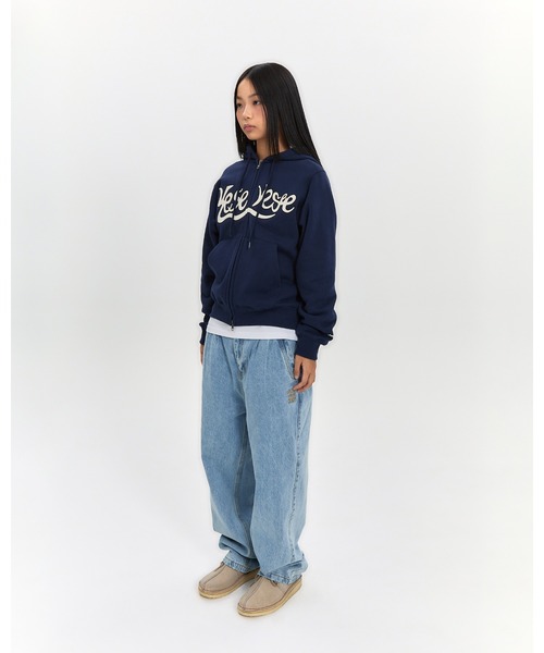 Y.E.S Snail Logo Zip-up Hoodie（パーカー）｜YESEYESEE（イエス