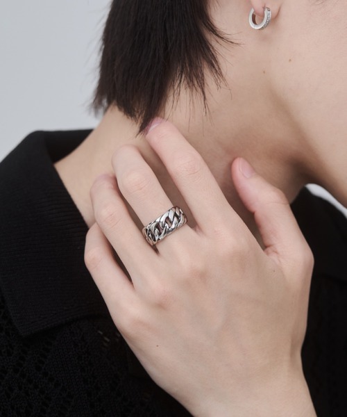 ネックコルセット　リング大(ステンレス　レザー セール】【 金属アレルギー対応 】 ニュアンスリング サージカル