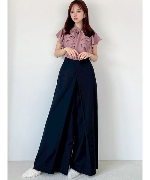 RESEXXY（リゼクシー）の「ボウタイラッフルブラウス（シャツ/ブラウス・レディース・ブラック/ピンク/ホワイト・FREE）」の20枚目の写真