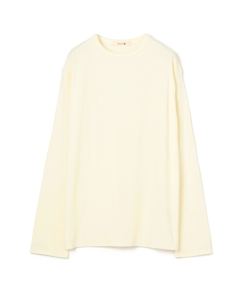   Bacca / バッカ 963 3762 セール】ハイツイストレース コットンロングプルオーバー（Tシャツ