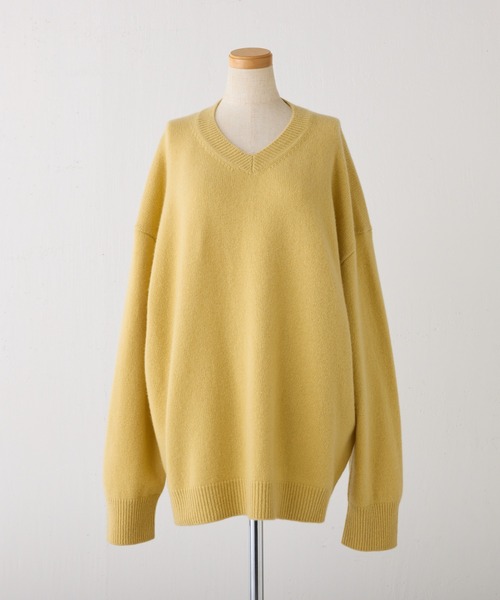 ニット・セーター HUECLOSET Paris 1984 Knit SE369 セール】箔プリントニット（ニット/セーター）｜r.（アール