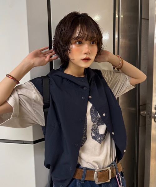 WudgeBoy(ワッジボーイ)の「numbering T-shirt(Tシャツ/カットソー・メンズ・アイボリー/ネイビー/イエロー・LARGE/MEDIUM)」の4枚目の写真