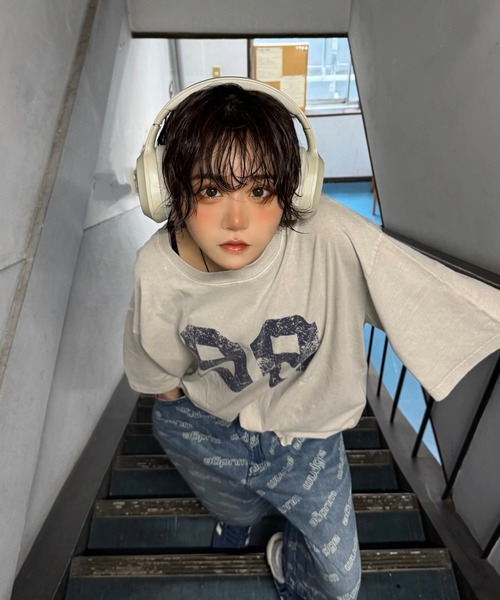 WudgeBoy(ワッジボーイ)の「numbering T-shirt(Tシャツ/カットソー・メンズ・アイボリー/ネイビー/イエロー・LARGE/MEDIUM)」の6枚目の写真