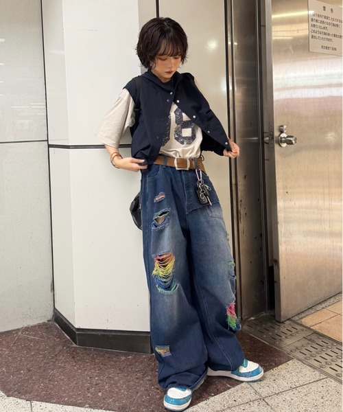 WudgeBoy(ワッジボーイ)の「numbering T-shirt(Tシャツ/カットソー・メンズ・アイボリー/ネイビー/イエロー・LARGE/MEDIUM)」の12枚目の写真