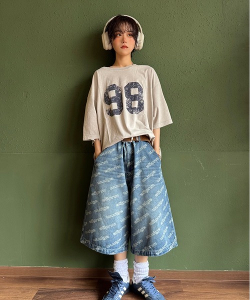 WudgeBoy(ワッジボーイ)の「numbering T-shirt(Tシャツ/カットソー・メンズ・アイボリー/ネイビー/イエロー・LARGE/MEDIUM)」の19枚目の写真