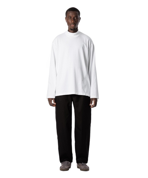 Sandinista（サンディニスタ）の「American Cotton Turtleneck L-S Tee / アメリカンコットン後染めタートルネック長袖Tシャツ（Tシャツ/カットソー・メンズ・ブラウン/ホワイト/ブラック系その他/チャコール・LARGE/MEDIUM/SMALL）」の19枚目の写真