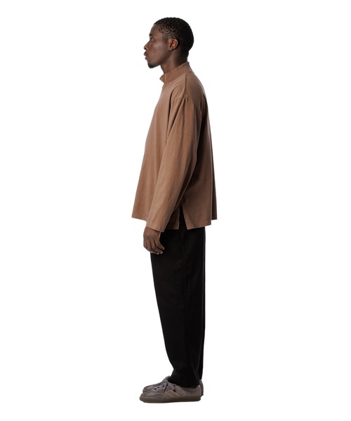 Sandinista(サンディニスタ)の「American Cotton Turtleneck L-S Tee / アメリカンコットン後染めタートルネック長袖Tシャツ(Tシャツ/カットソー・メンズ・ブラウン/ホワイト/ブラック系その他/チャコール・LARGE/MEDIUM/SMALL)」の19枚目の写真