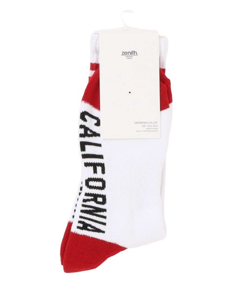 ZENITH(ゼニス)の「CALIFORNIA GRIZZLY SOCKS(ソックス/靴下・メンズ・ホワイト/ブラック/グレー・FREE)」の8枚目の写真