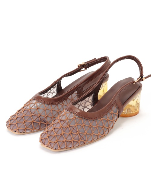 アンクルリングパンプス　24.0 menue パンプス アンクル ストラップ 4cmヒールver. : ZOZOTOWN