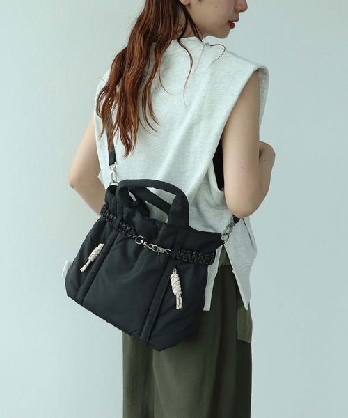 Cepica(セピカ)の「ナイロンコードベルトトート(トートバッグ・レディース・ブラック/グレー/ブラウン・FREE)」の21枚目の写真