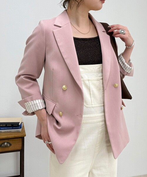 fredyemue ダブルブレストテーラードジャケット ダブルブレストジャケット（テーラードジャケット）｜fredy emue