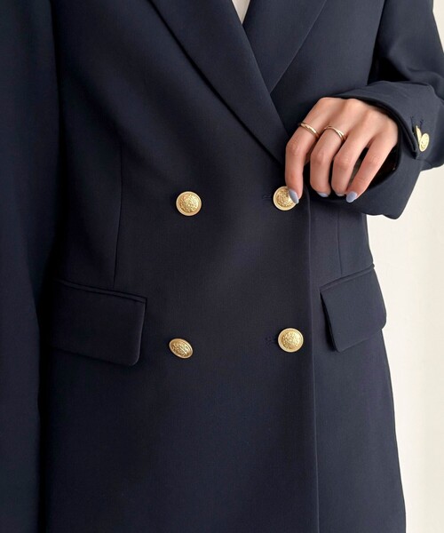 ダブルブレストジャケット（テーラードジャケット）｜fredy emue