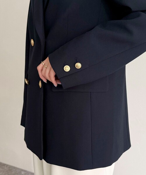 ダブルブレストジャケット（テーラードジャケット）｜fredy emue