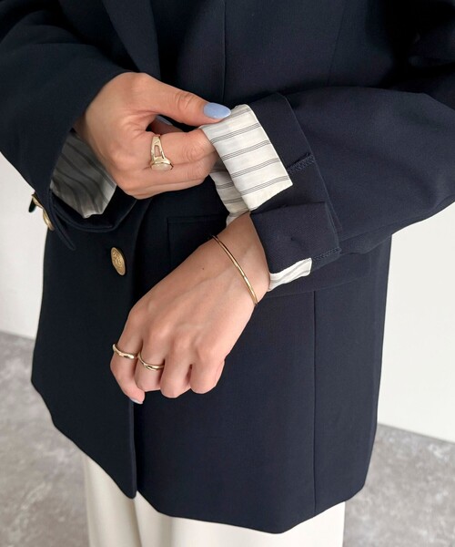 ダブルブレストジャケット（テーラードジャケット）｜fredy emue