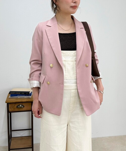 【新品未使用】Frdy emue テーラードジャケット ダブルブレスト ダブルブレストジャケット（テーラードジャケット）｜fredy emue