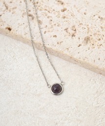 blancotokyo（ブランコトウキョウ）の「blancotokyo 日本製 金属アレルギー対策 サージカルステンレス 316L サイズ調整可能 天然石 ジェム ネックレス 男女兼用（ネックレス）」