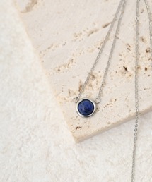 blancotokyo（ブランコトウキョウ）の「blancotokyo 日本製 金属アレルギー対策 サージカルステンレス 316L サイズ調整可能 天然石 ジェム ネックレス 男女兼用（ネックレス）」