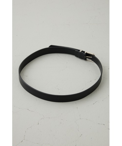 AZUL by moussy（アズールバイマウジー）の「メタルループフェイクレザーベルト（ベルト・レディース・ブラック/ブラウン・FREE）」の7枚目の写真