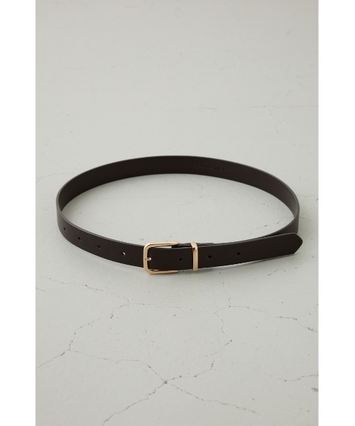 AZUL by moussy（アズールバイマウジー）の「メタルループフェイクレザーベルト（ベルト・レディース・ブラック/ブラウン・FREE）」の14枚目の写真