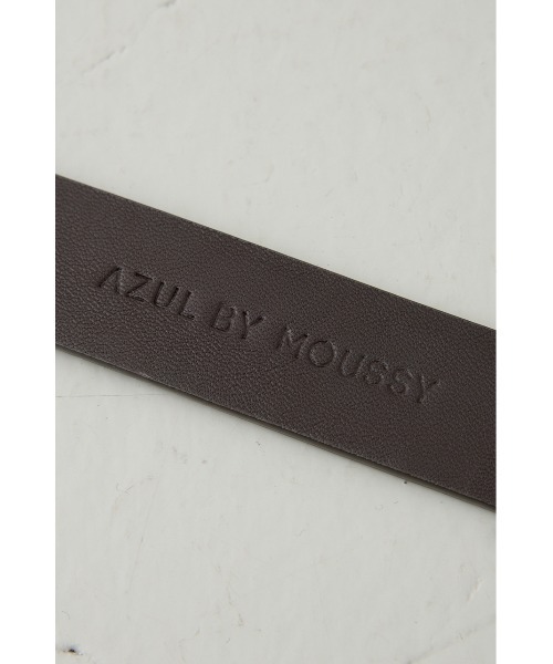 AZUL by moussy（アズールバイマウジー）の「メタルループフェイクレザーベルト（ベルト・レディース・ブラック/ブラウン・FREE）」の17枚目の写真
