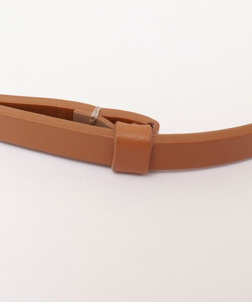NOLLEY’S（ノーリーズ）の「スリムヒネリスライドベルト（ベルト・レディース・ブラック/キャメル・FREE）」の8枚目の写真