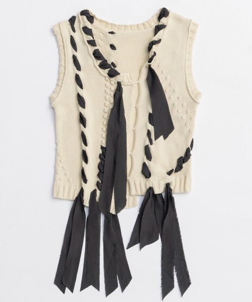 MAISON SPECIAL リボンベスト MAISON SPECIAL（メゾンスペシャル）の「So Many Ribbons Vest