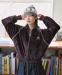 FREAK'S STORE(t[NXXgA)UMBRO × FREAK'S STORE/Au ʒ Velour Top/xAgbv(W[W)