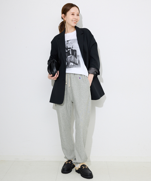 Champion（チャンピオン）の「Champion/チャンピオン SLOBE別注 スウェットパンツ（スウェットパンツ・レディース・グレー/ブラック/ネイビー・FREE）」の18枚目の写真