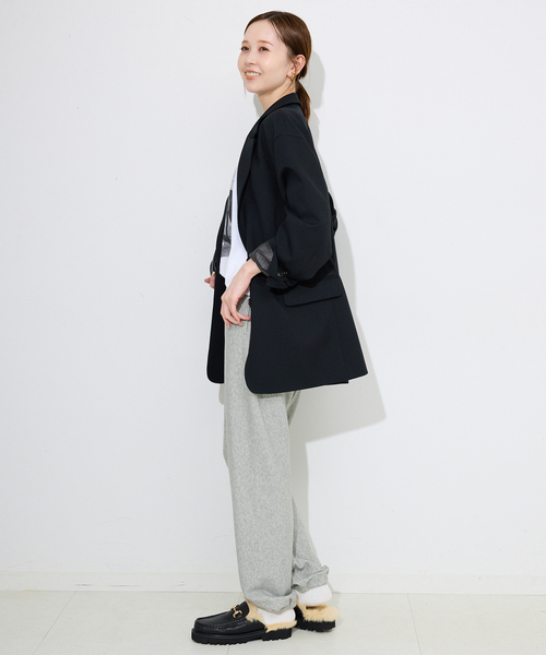 Champion（チャンピオン）の「Champion/チャンピオン SLOBE別注 スウェットパンツ（スウェットパンツ・レディース・グレー/ブラック/ネイビー・FREE）」の19枚目の写真