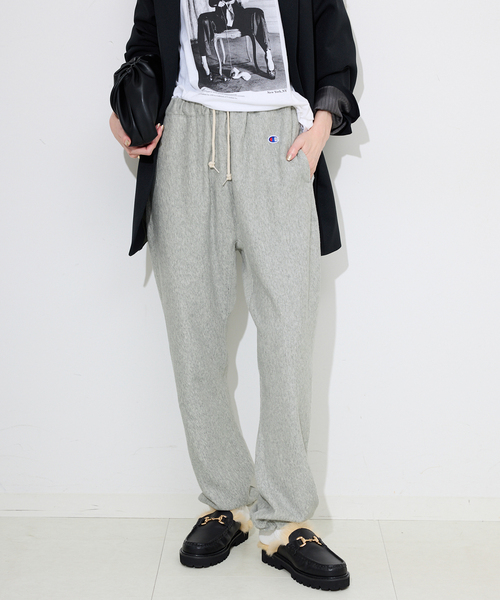 Champion（チャンピオン）の「Champion/チャンピオン SLOBE別注 スウェットパンツ（スウェットパンツ・レディース・グレー/ブラック/ネイビー・FREE）」の21枚目の写真