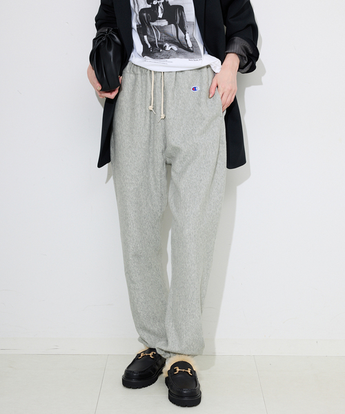 Champion（チャンピオン）の「Champion/チャンピオン SLOBE別注 スウェットパンツ（スウェットパンツ・レディース・グレー/ブラック/ネイビー・FREE）」の22枚目の写真