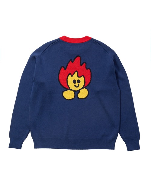 TXA（ティーエックスエー）の「maitoparta Jacquard Sweater（ニット/セーター・メンズ・ネイビー/ベージュ・2/1）」の4枚目の写真