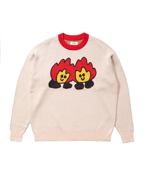 TXA（ティーエックスエー）の「maitoparta Jacquard Sweater（ニット/セーター・メンズ・ネイビー/ベージュ・2/1）」の7枚目の写真