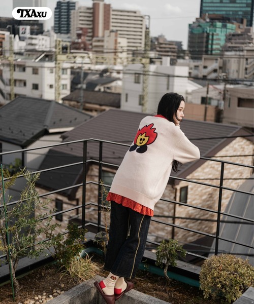 TXA（ティーエックスエー）の「maitoparta Jacquard Sweater（ニット/セーター・メンズ・ネイビー/ベージュ・2/1）」の11枚目の写真