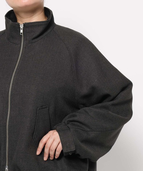 LOWRYS FARM（ローリーズファーム）の「ラナテックＺＩＰブルゾン　455403（ブルゾン・レディース・ブラウン系その他/ブラウン/チャコールグレー・FREE）」の11枚目の写真
