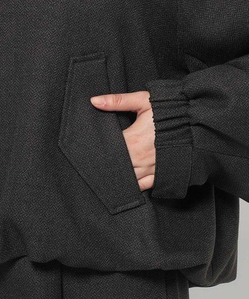 LOWRYS FARM（ローリーズファーム）の「ラナテックＺＩＰブルゾン　455403（ブルゾン・レディース・ブラウン系その他/ブラウン/チャコールグレー・FREE）」の12枚目の写真