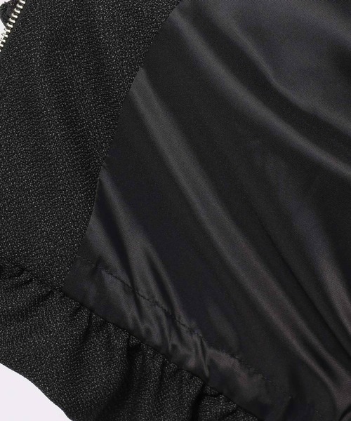 LOWRYS FARM（ローリーズファーム）の「ラナテックＺＩＰブルゾン　455403（ブルゾン・レディース・ブラウン系その他/ブラウン/チャコールグレー・FREE）」の5枚目の写真