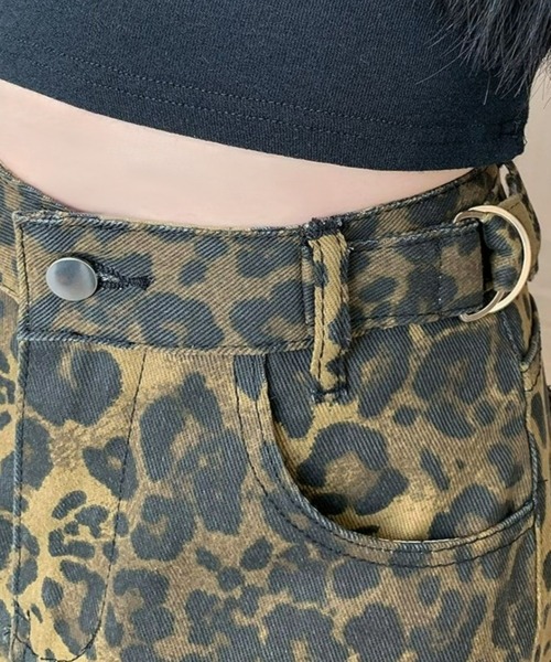 CANVAS+(キャンバスプラス)の「【CANVAS+】レオパード柄カーゴパンツ(カーゴパンツ・レディース・ブラウン・L/M/S/LL)」の9枚目の写真