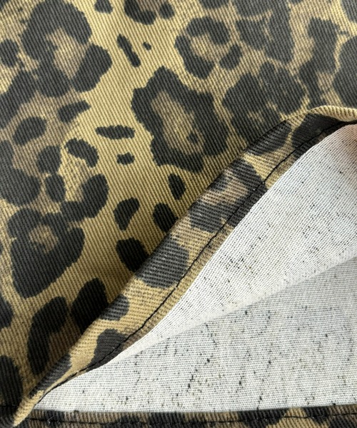 CANVAS+(キャンバスプラス)の「【CANVAS+】レオパード柄カーゴパンツ(カーゴパンツ・レディース・ブラウン・L/M/S/LL)」の4枚目の写真