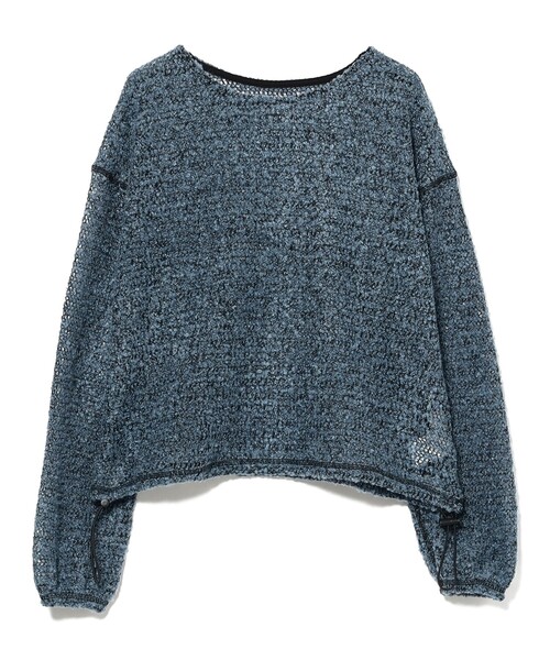 B:MING by BEAMS(ビーミングバイビームス)の「ブークレ プルオーバー カットソー(Tシャツ/カットソー・レディース・ベージュ/ブルー/ピンク・ONE SIZE)」の2枚目の写真