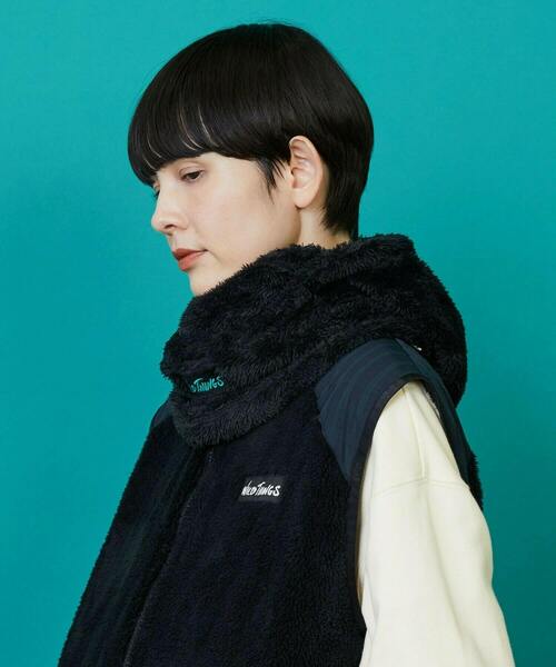 FRAPBOIS(フラボア)の「FRAPBOIS×WILD THINGS シャギーフリースベスト(ベスト・レディース・グレー/ブラック・1/2)」の22枚目の写真