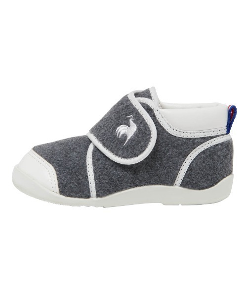 le coq sportif(ルコックスポルティフ)の「LCS アルル FL(スニーカー・キッズ・グレー×ホワイト/ブラウン系その他・14.5cm/15.0cm/12.5cm/13.0cm/13.5cm/14.0cm)」の2枚目の写真