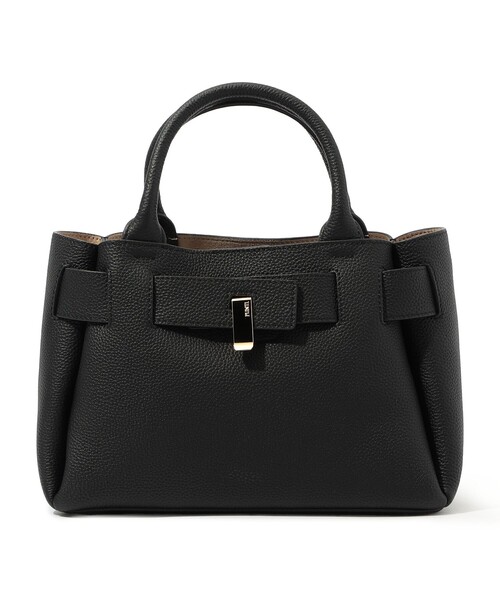 TOMORROWLAND (トゥモローランド)の「PUNTI.MIRROR-ハンドバッグ(ハンドバッグ・レディース・ブラック/グレー・FREE)」の2枚目の写真