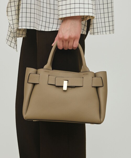 TOMORROWLAND (トゥモローランド)の「PUNTI.MIRROR-ハンドバッグ(ハンドバッグ・レディース・ブラック/グレー・FREE)」の3枚目の写真