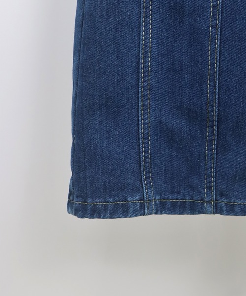 BLUEEAST（ブルーイースト）の「ハイウエストバックリボンワイドデニムパンツ（デニムパンツ・レディース・ネイビー・MEDIUM/LARGE）」の15枚目の写真