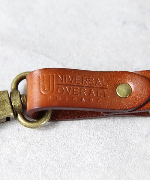 UNIVERSAL OVERALL(ユニバーサルオーバーオール)の「UNIVERSAL OVERALL レザーキーホルダー-2(キーホルダー・メンズ・ブラウン/ダークブラウン/ブラック・FREE)」の10枚目の写真