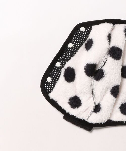 RAGMART(ラグマート)の「モフモフファージャケット(その他アウター・キッズ・ネイビー/ドット・80cm/90cm)」の4枚目の写真